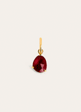 Charm geboortestenen verguld met 18kt goud