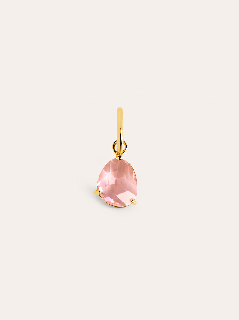 Birthstones Charm Silber, Vergoldet