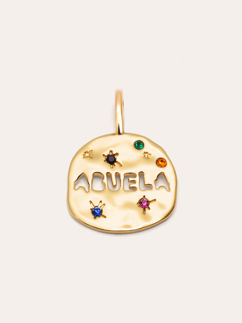 Charm Abuela Plaqué Or