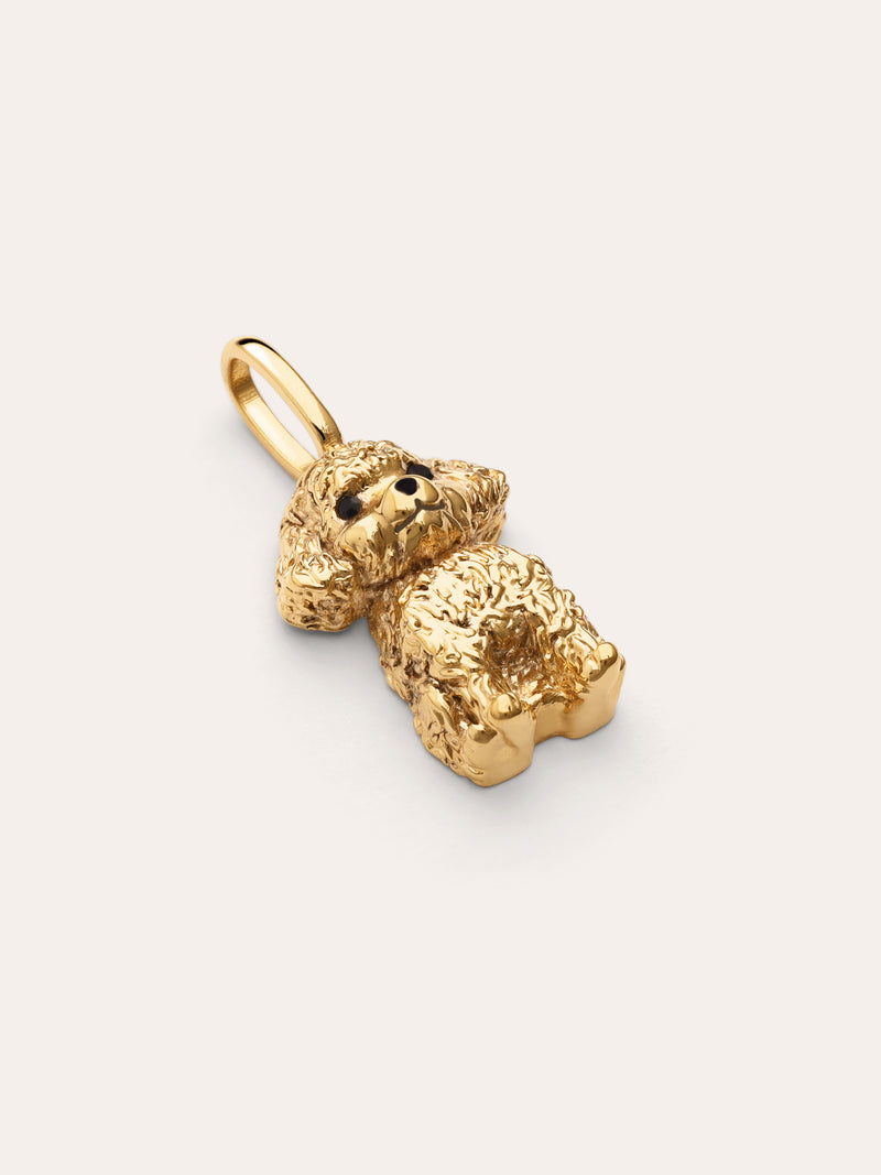 Charm Caniche Toy Plaqué Or