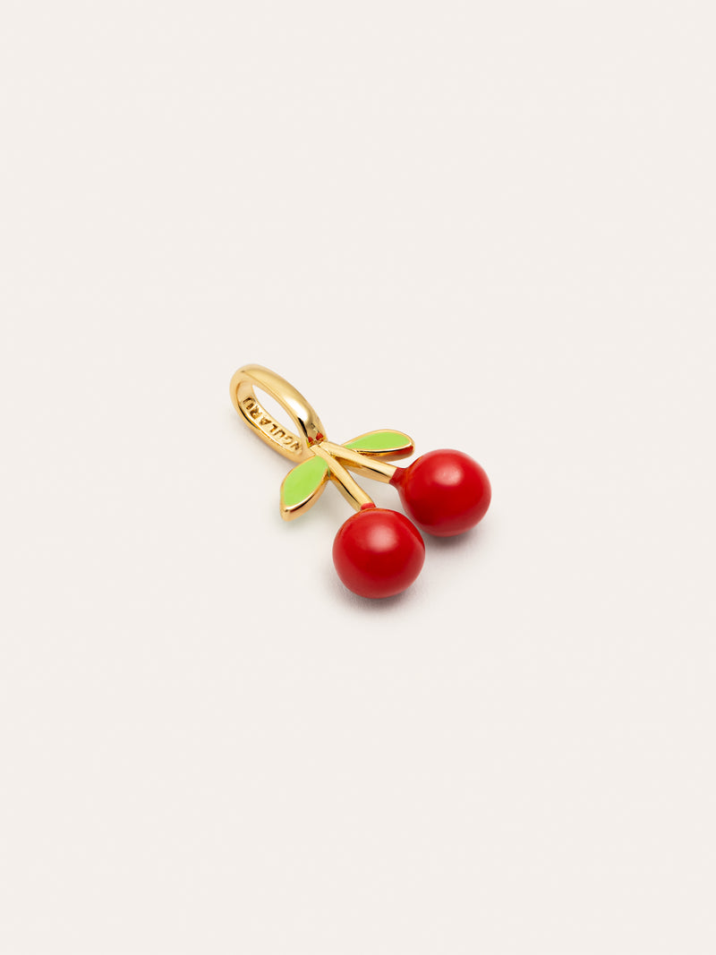 Cherry Gold Charm