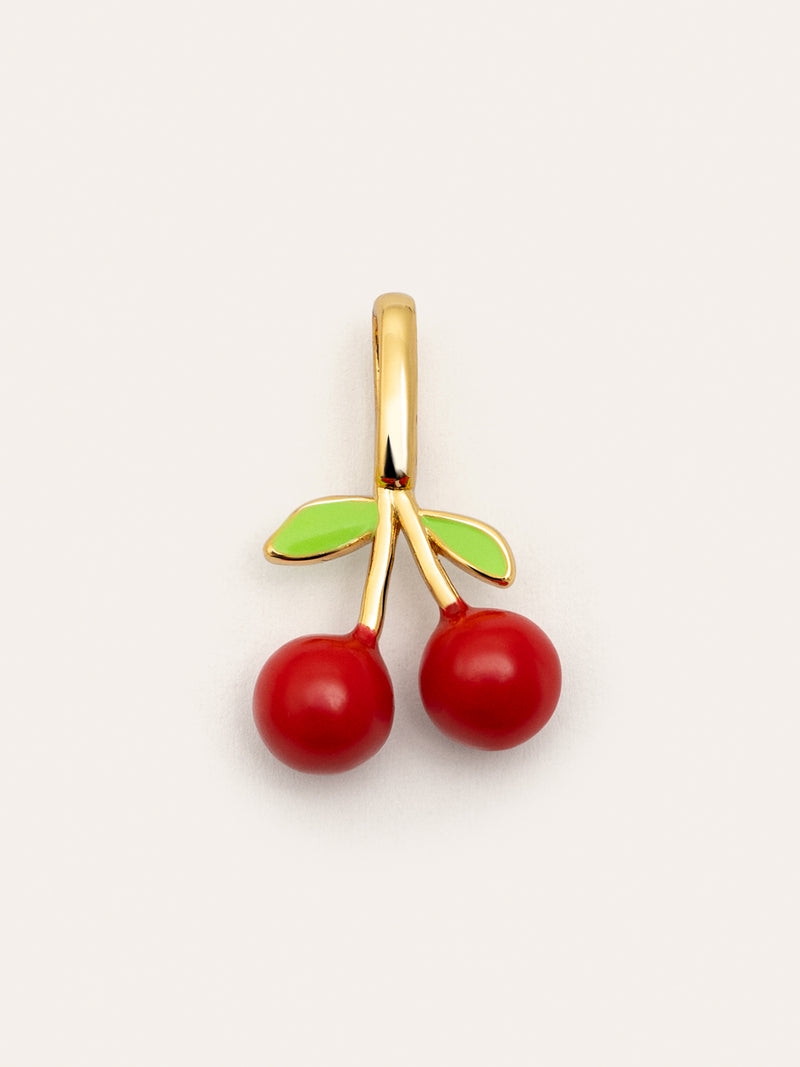 Cherry Gold Charm