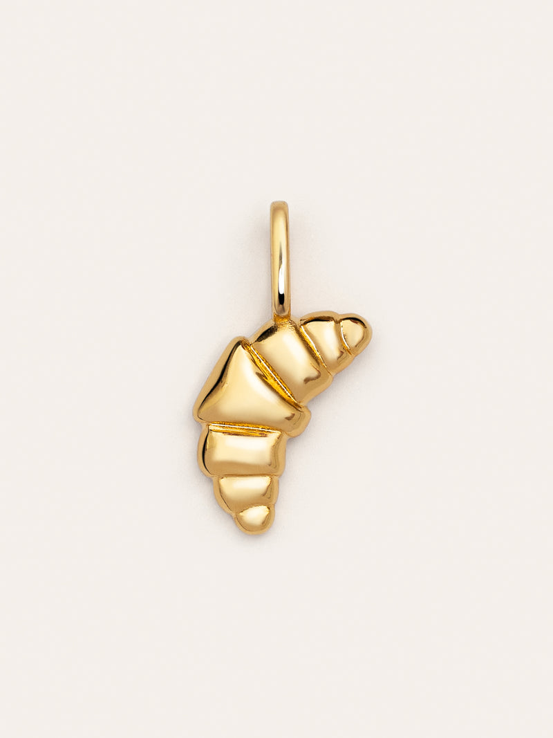 Croissant Gold Charm