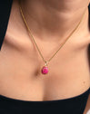 Charm Easter Egg Pink Baño Oro
