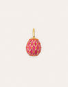 Charm Easter Egg Pink Baño Oro