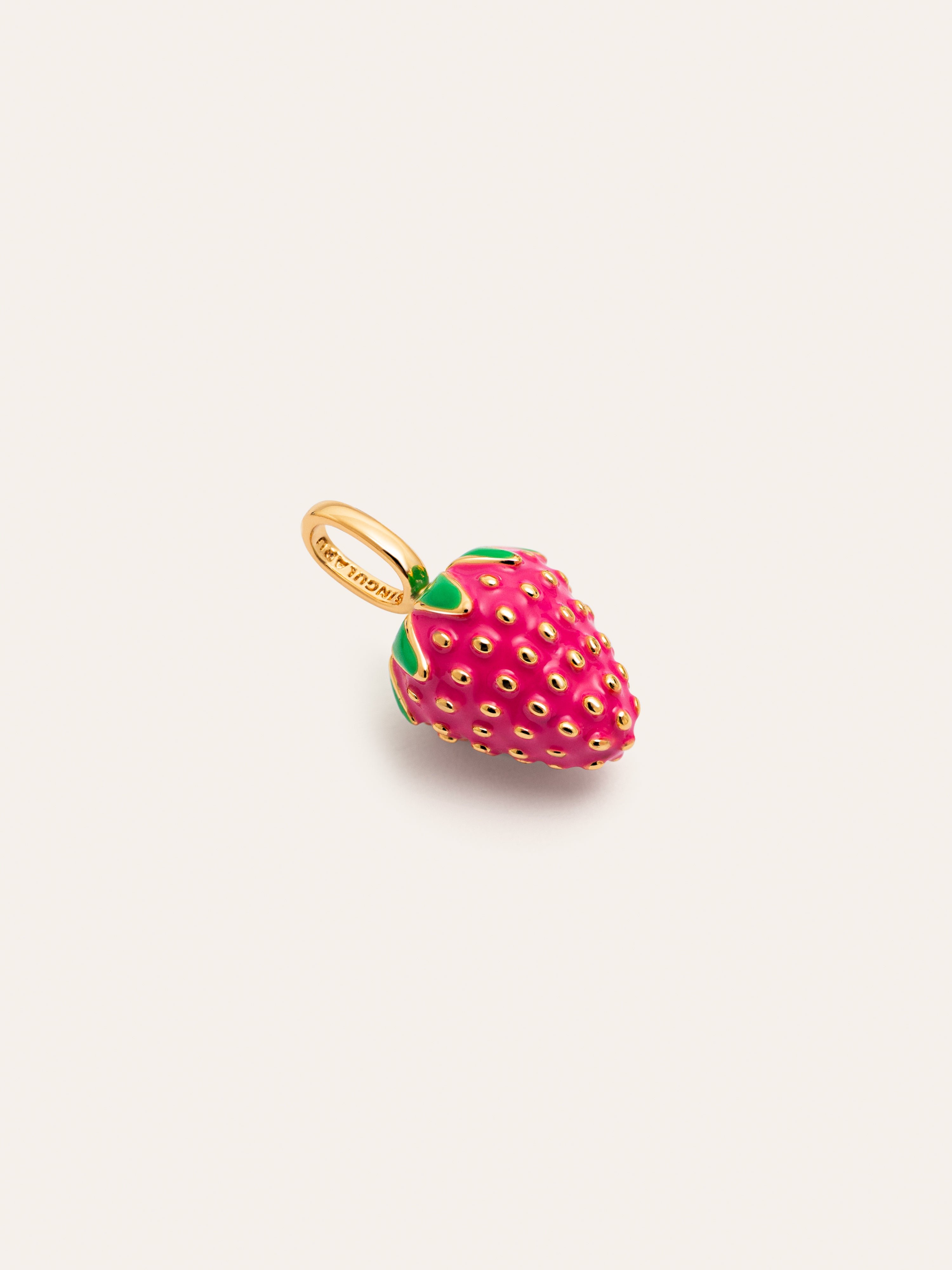 Charm Fresa Baño Oro