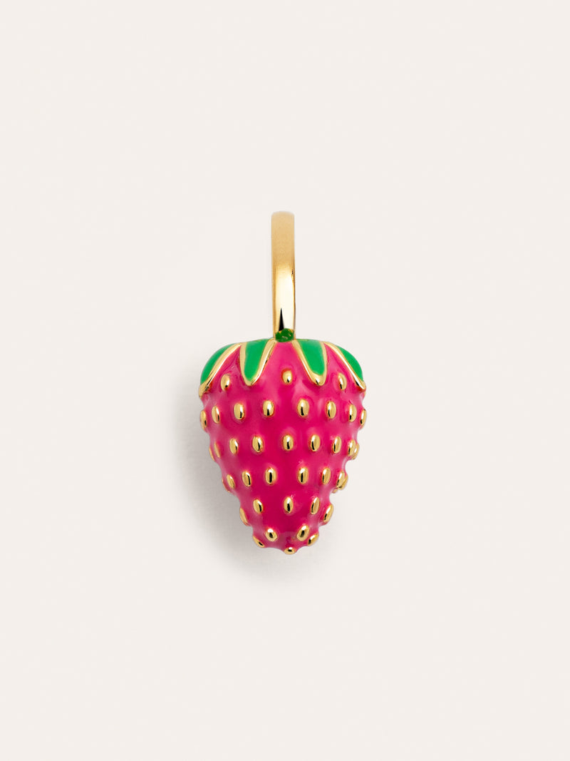 Charm Fresa Plaqué Or