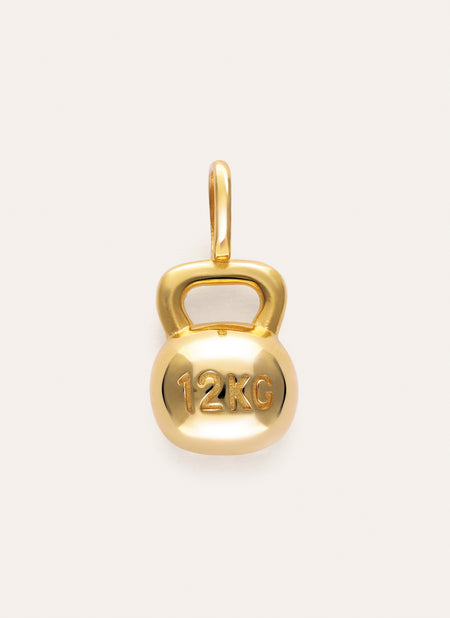 Charm Kettlebell Baño Oro