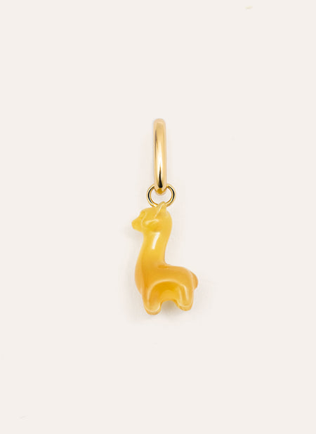 Lama Stone Gold Charm