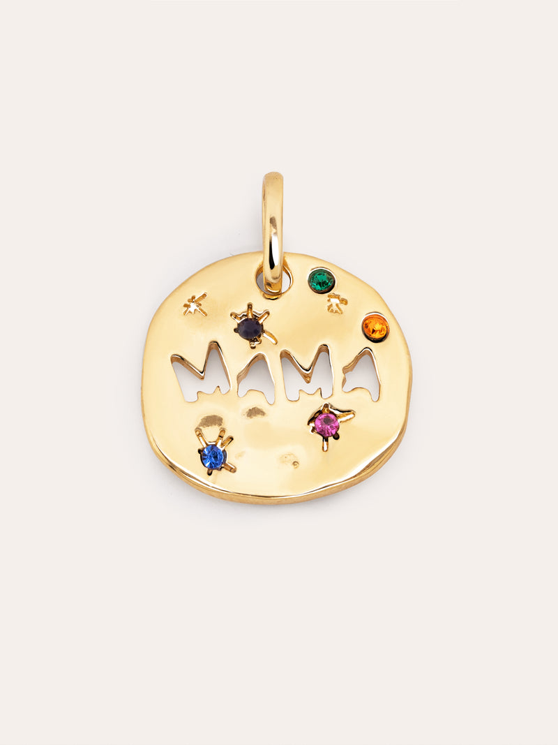 Charm Mamá Plaqué Or