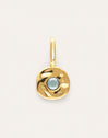 Mini Birthstone Gold Charm