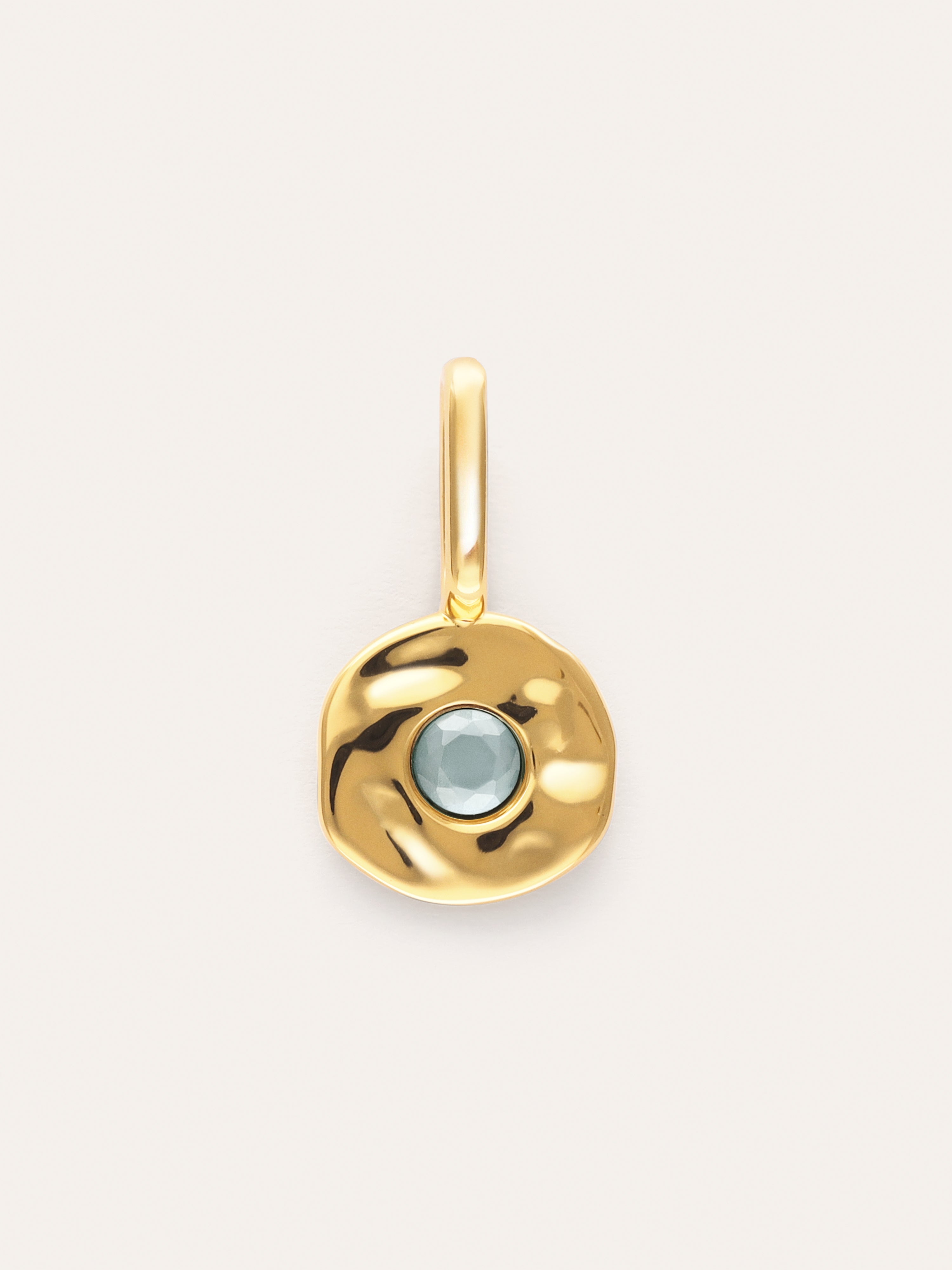 Mini Birthstone Gold Charm