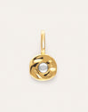 Mini Birthstone Gold Charm
