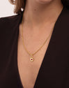 Mini Birthstone Gold Charm
