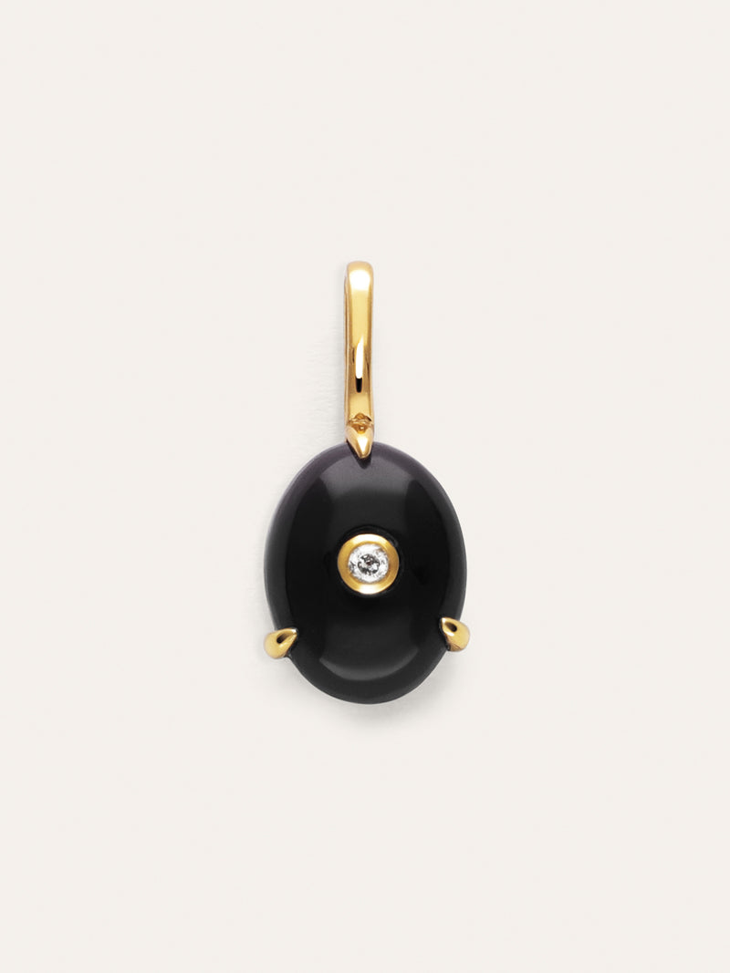 Charm My Maxi Onyx Spark Plaqué Or