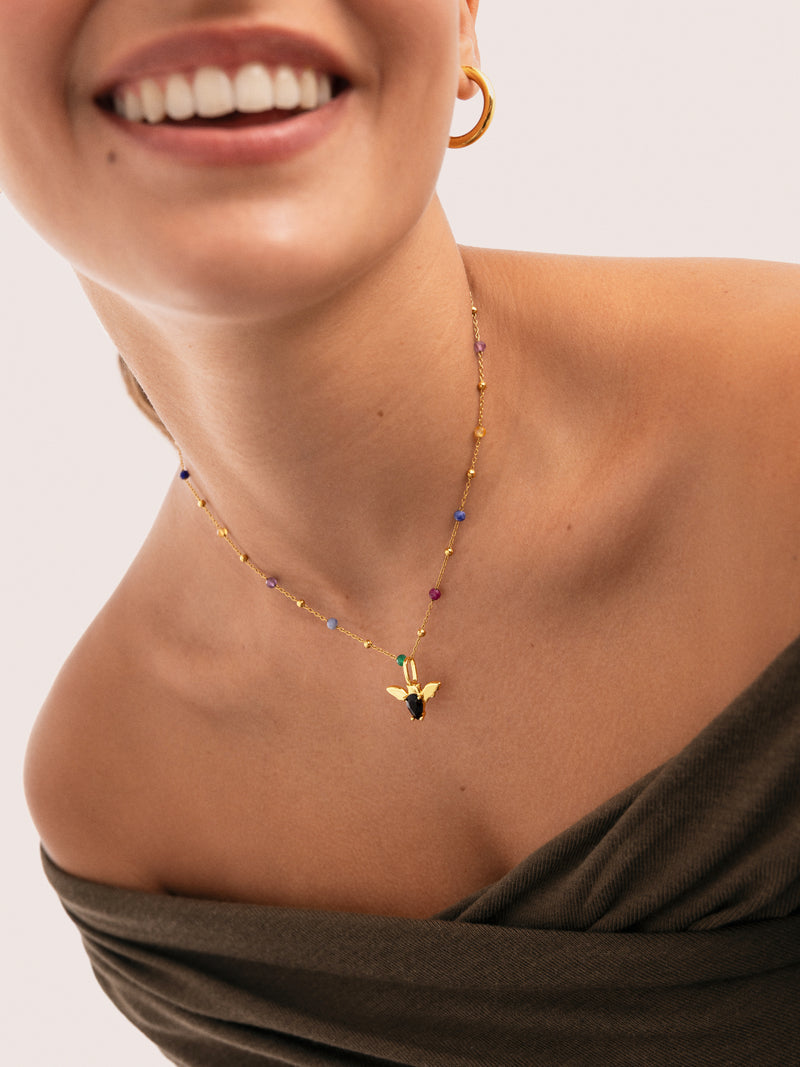 Gold-Plated Bat Charm