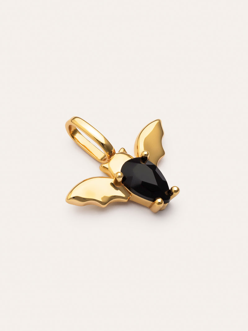 Gold-Plated Bat Charm