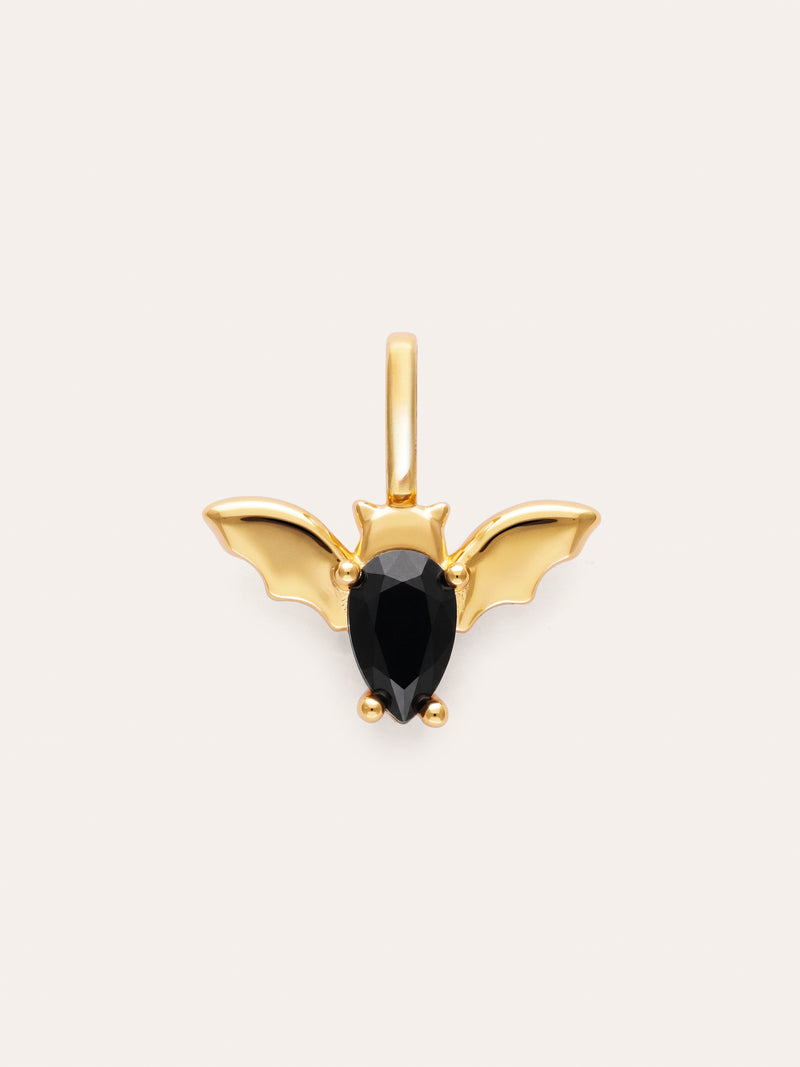 Gold-Plated Bat Charm