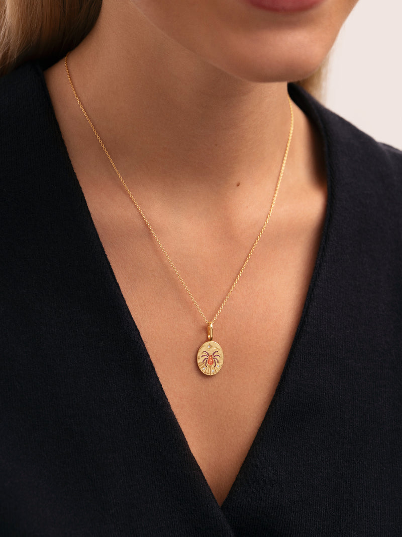 Mystic Spider Gold Charm