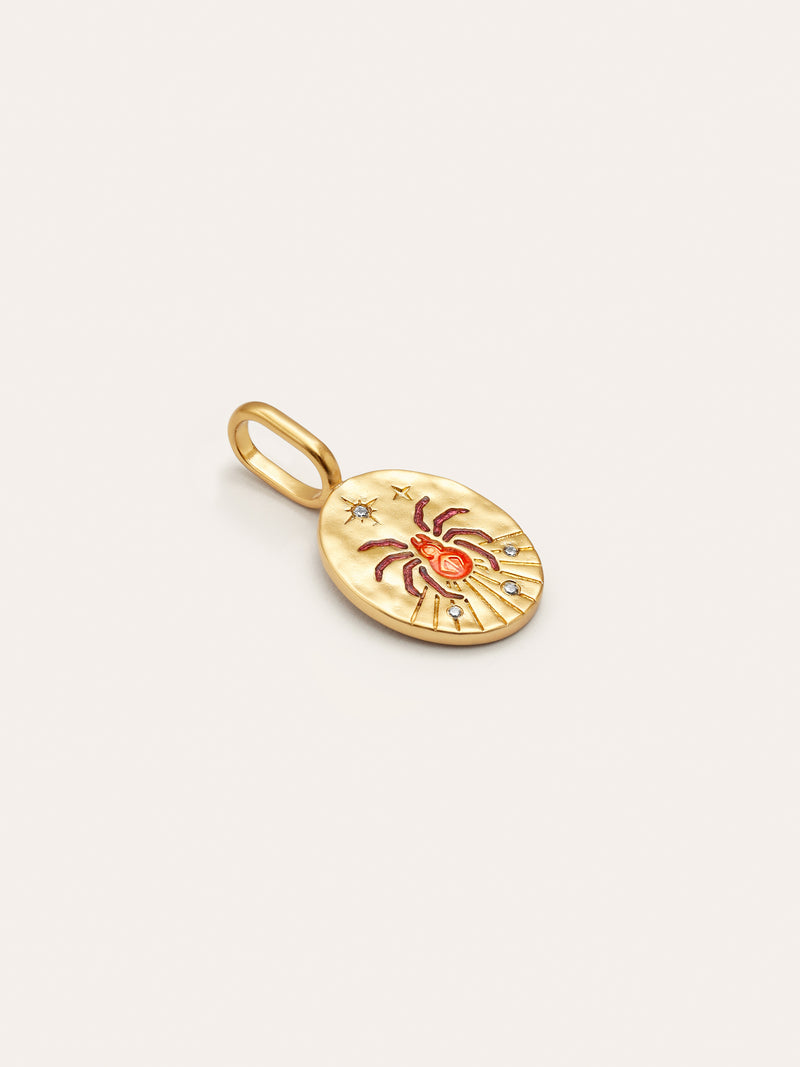Mystic Spider Gold Charm