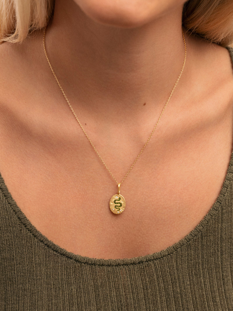 Mystic Snake Gold Charm