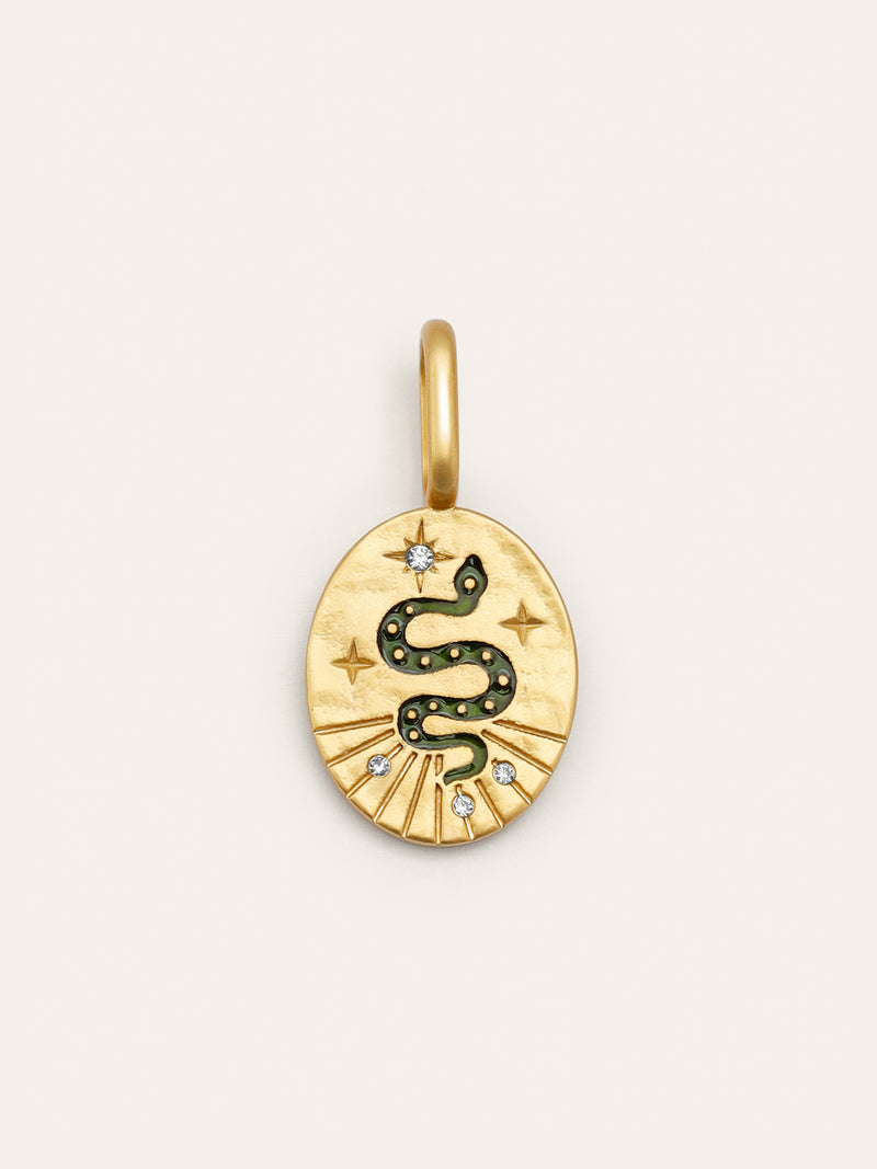Mystic Snake Gold Charm