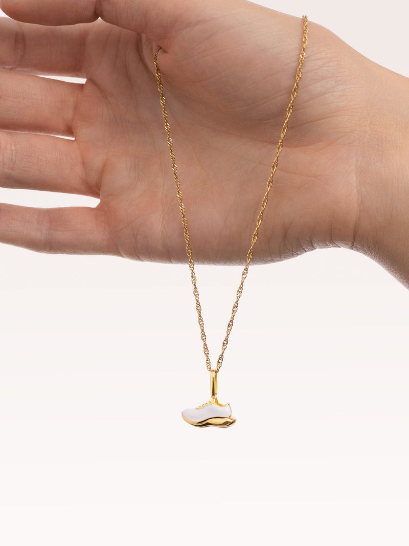 Running Gold Charm