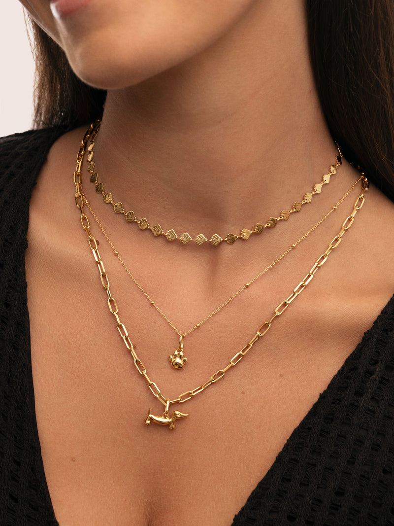 Chic Stainless Steel Gold Necklace