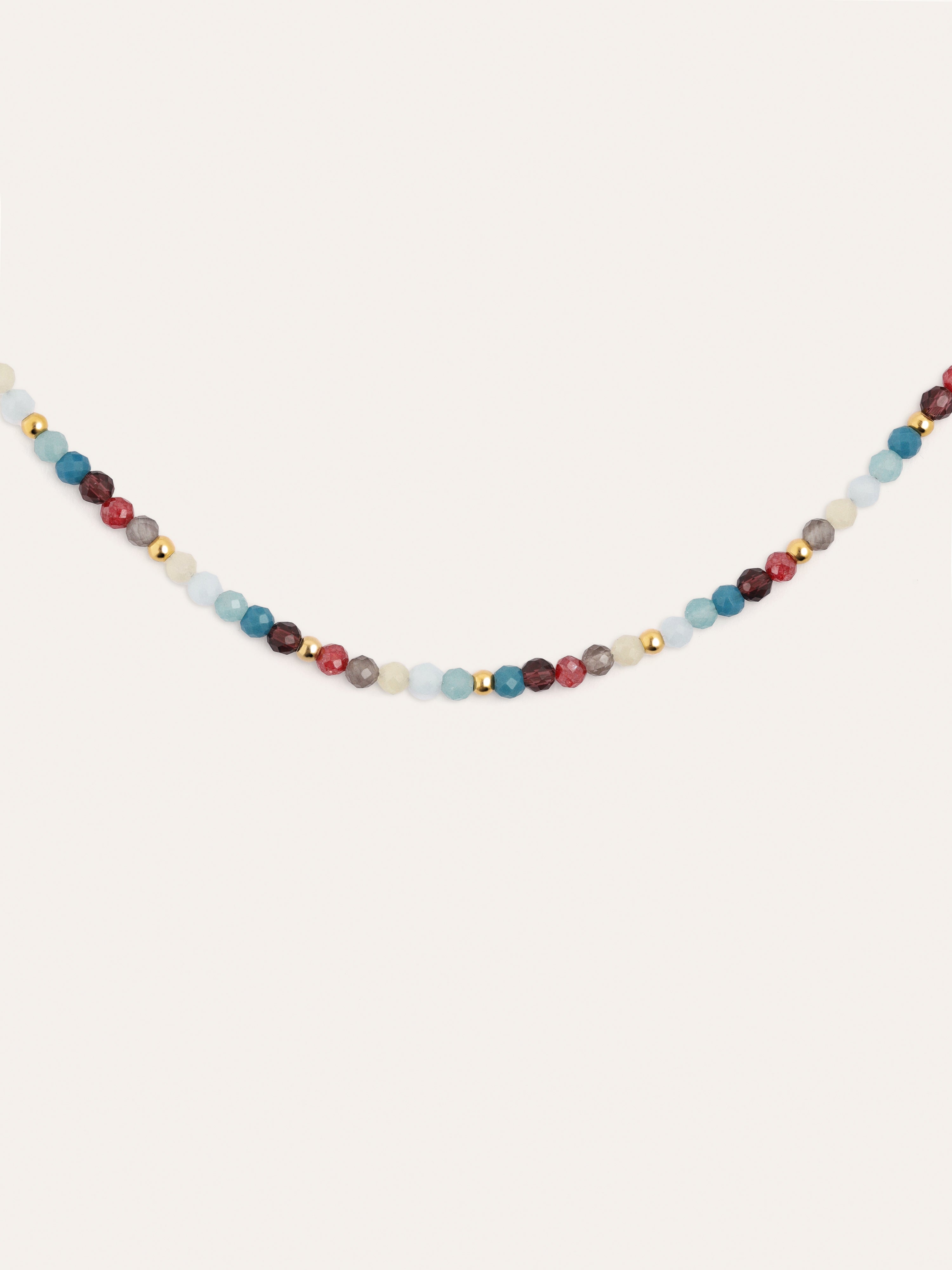 Collar Altea Bruma Acero Baño Oro