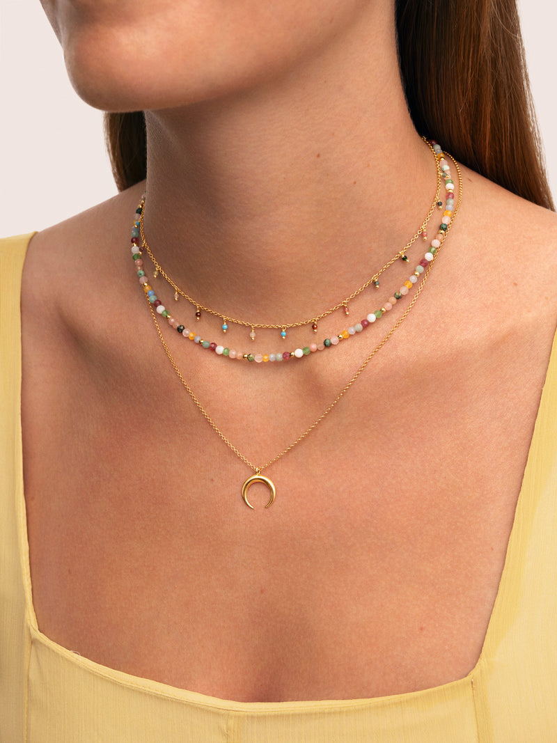 Moonset Gold Necklace