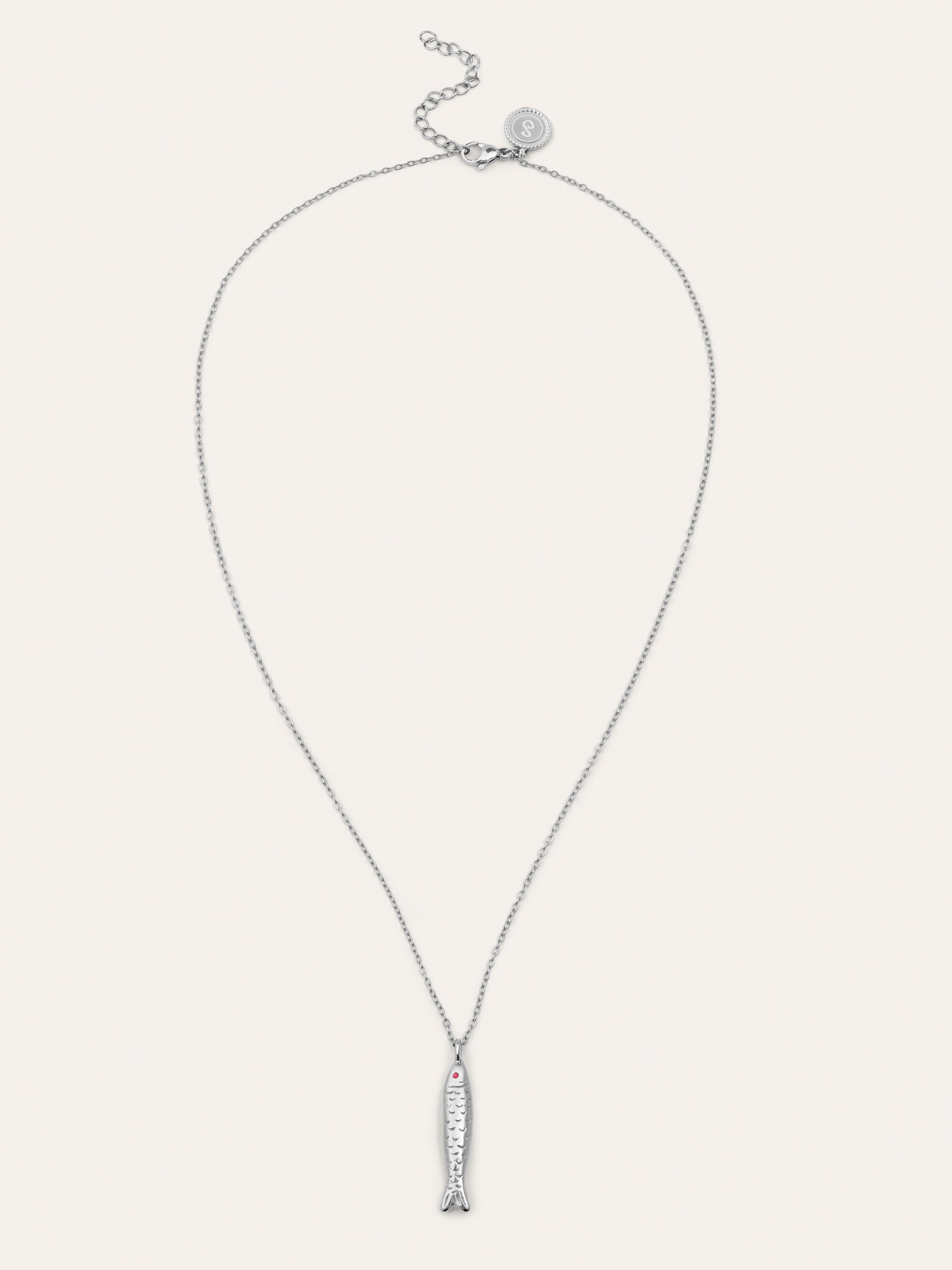 Collar Aqua Fish Acero
