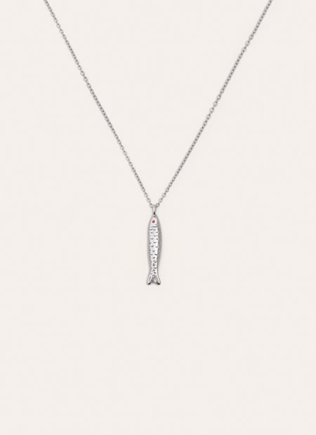 Collar Aqua Fish Acero