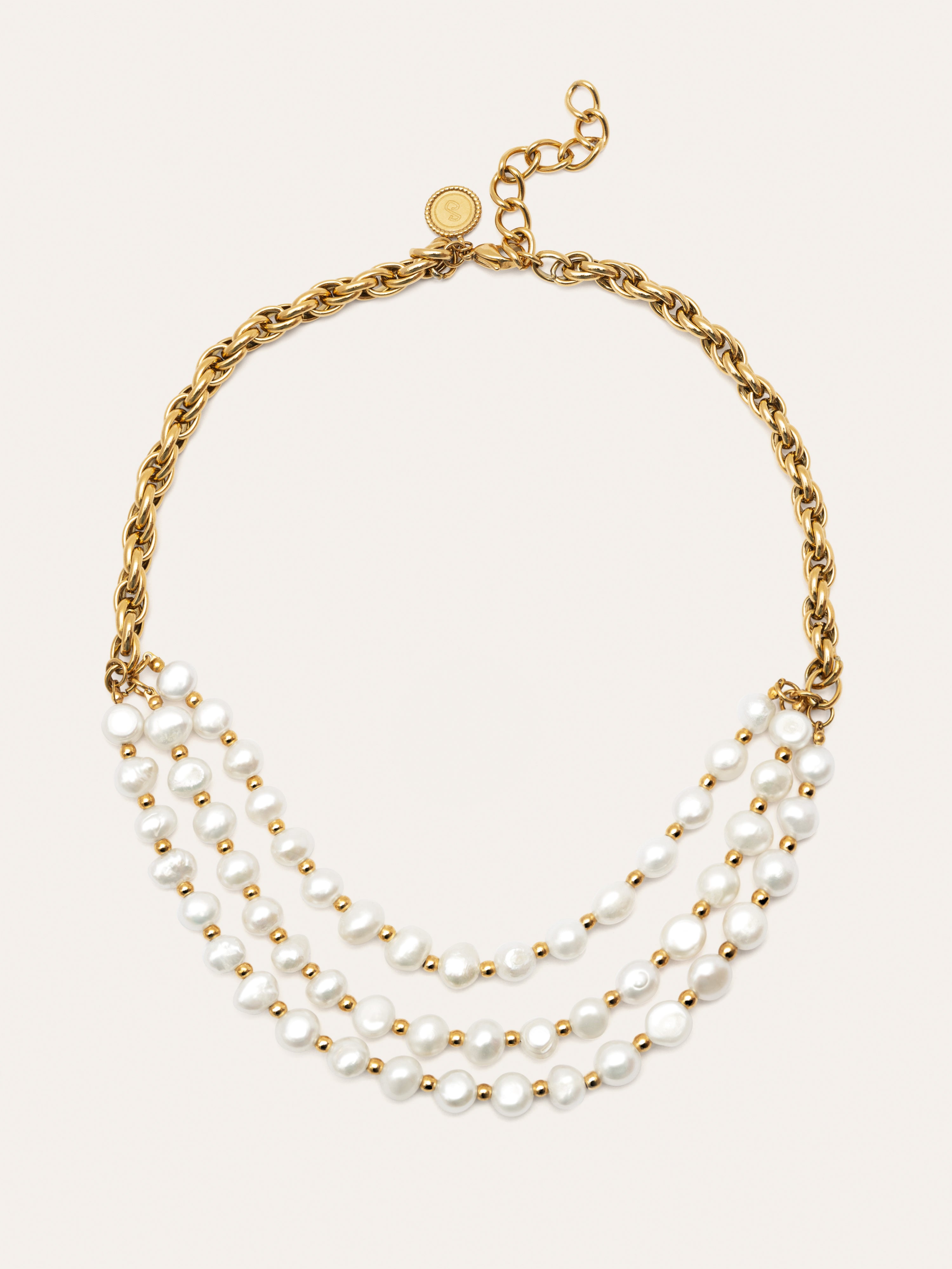 Auderey Premium Stainless Steel Gold Necklacae
