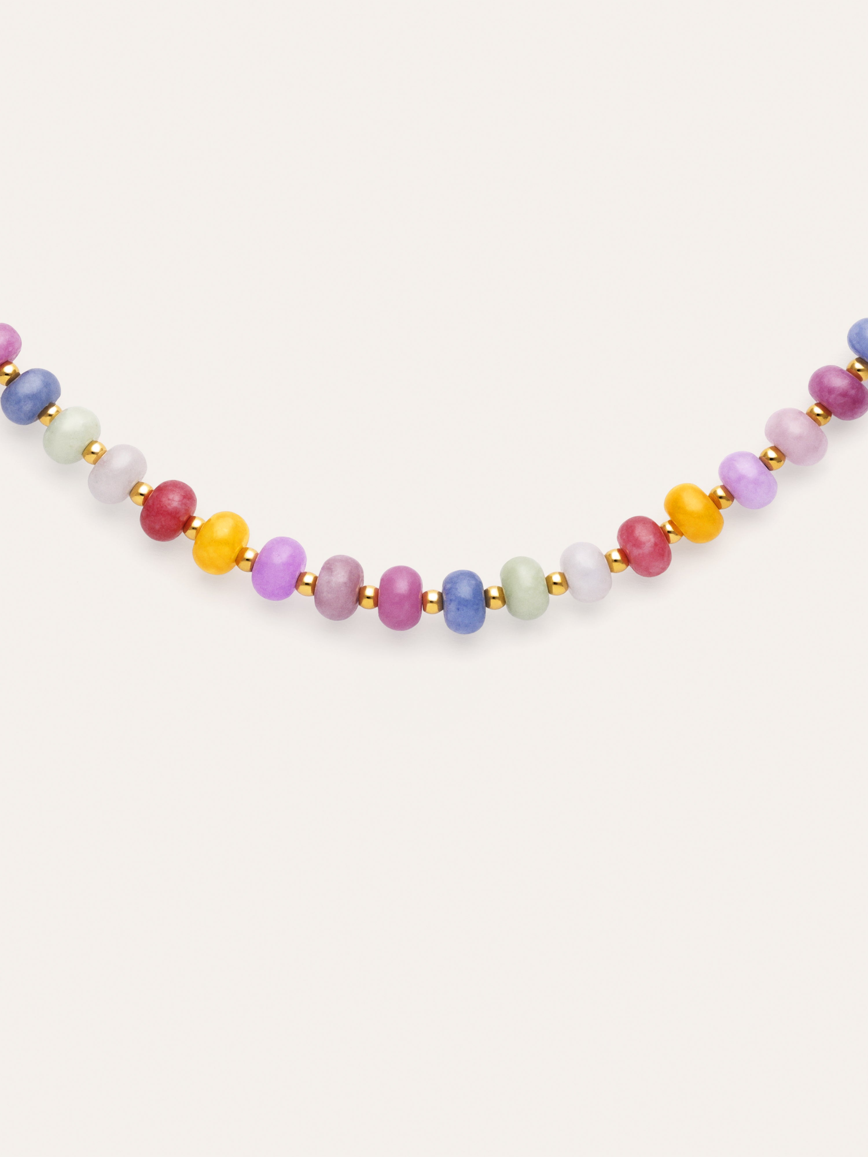 Collier Bali Stones Acier Plaqué Or