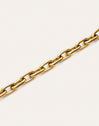 Collar Big Link Acero Baño Oro