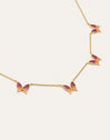 Collar Butterfly Baño Oro