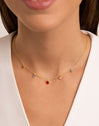 Cascade Colors Necklace, 18kt Gold-Plated