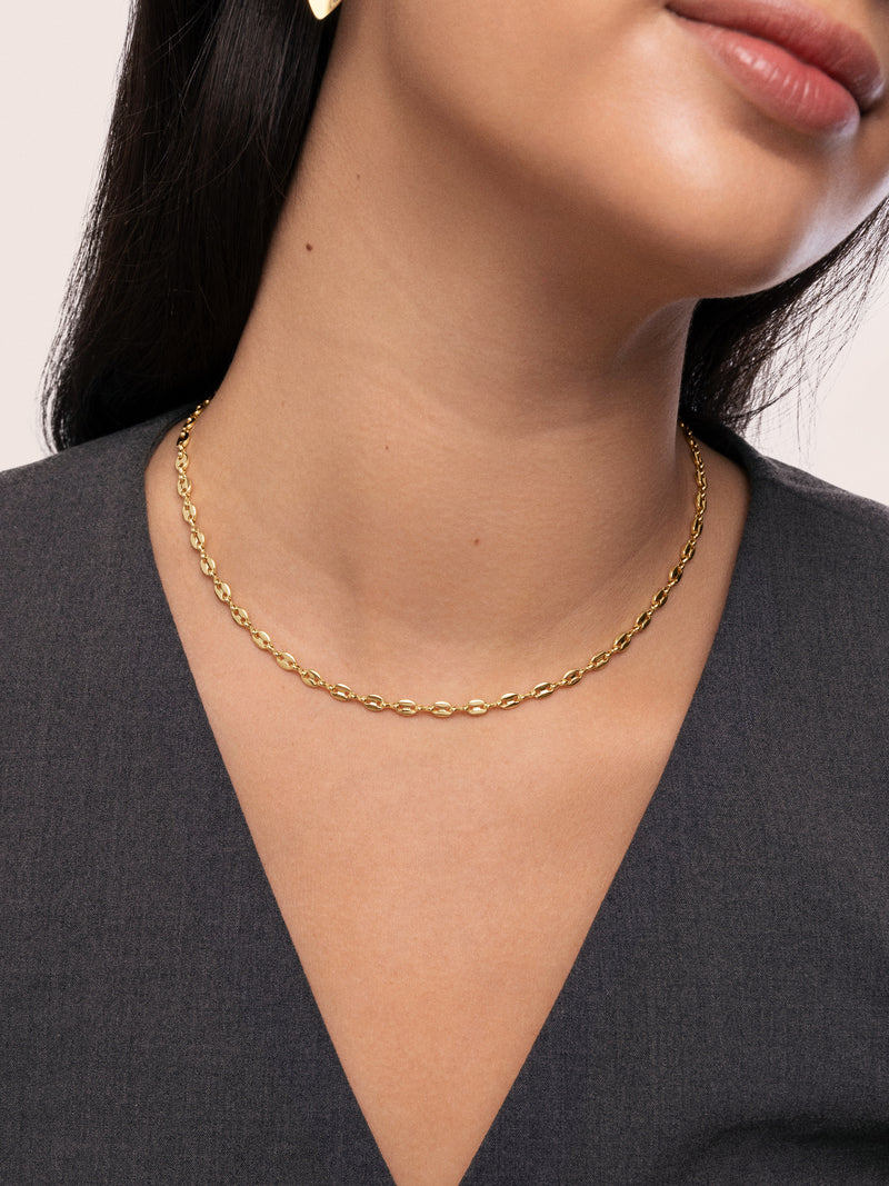 Collier Calabrote Plaqué Or