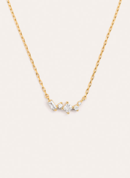Casiopea Stainless Steel Gold Necklace