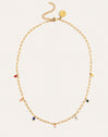 Ketting Chic Dancing Stones Staal Verguld in Goud