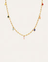Ketting Chic Dancing Stones Staal Verguld in Goud