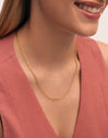 Collar Celestia Acero Baño Oro