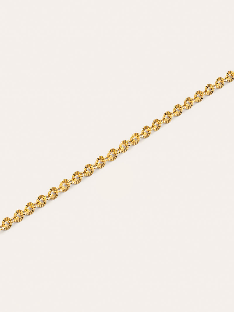 Collier Celestia Acier Plaqué Or