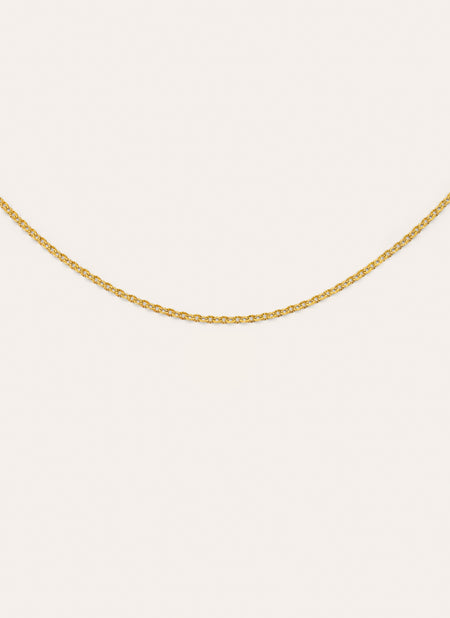 Collar Celestia Acero Baño Oro