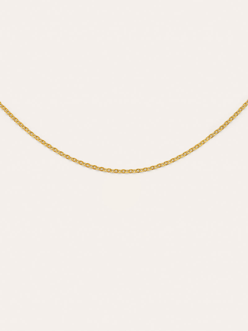 Collier Celestia Acier Plaqué Or