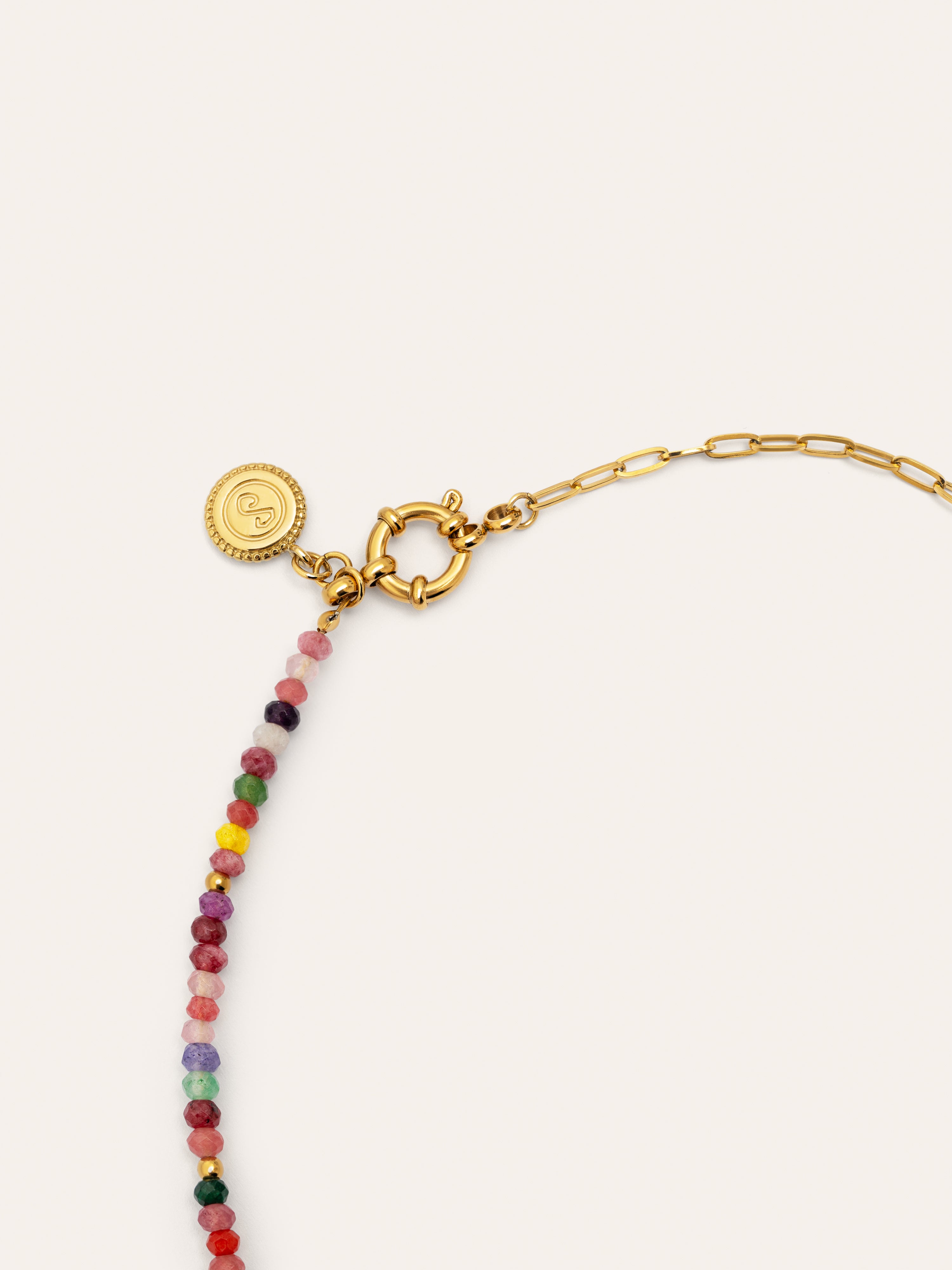 Collar Chic Amalia Acero Baño Oro
