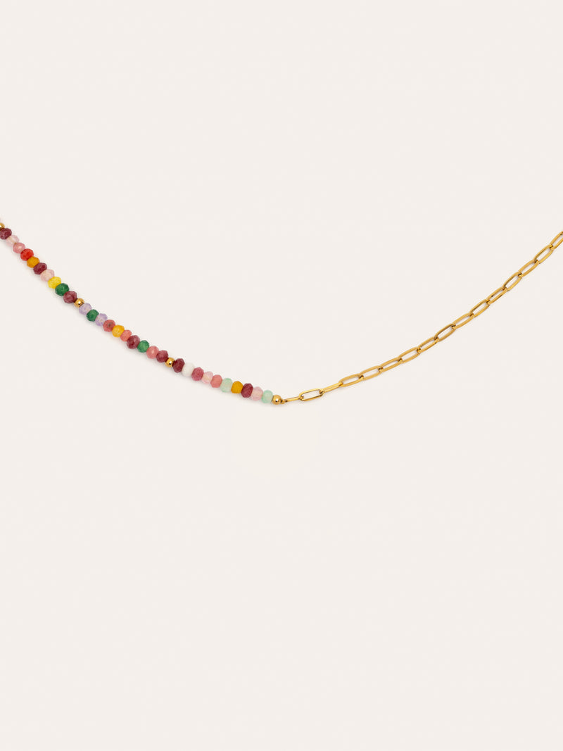 Collier Chic Amalia Acier Plaqué Or