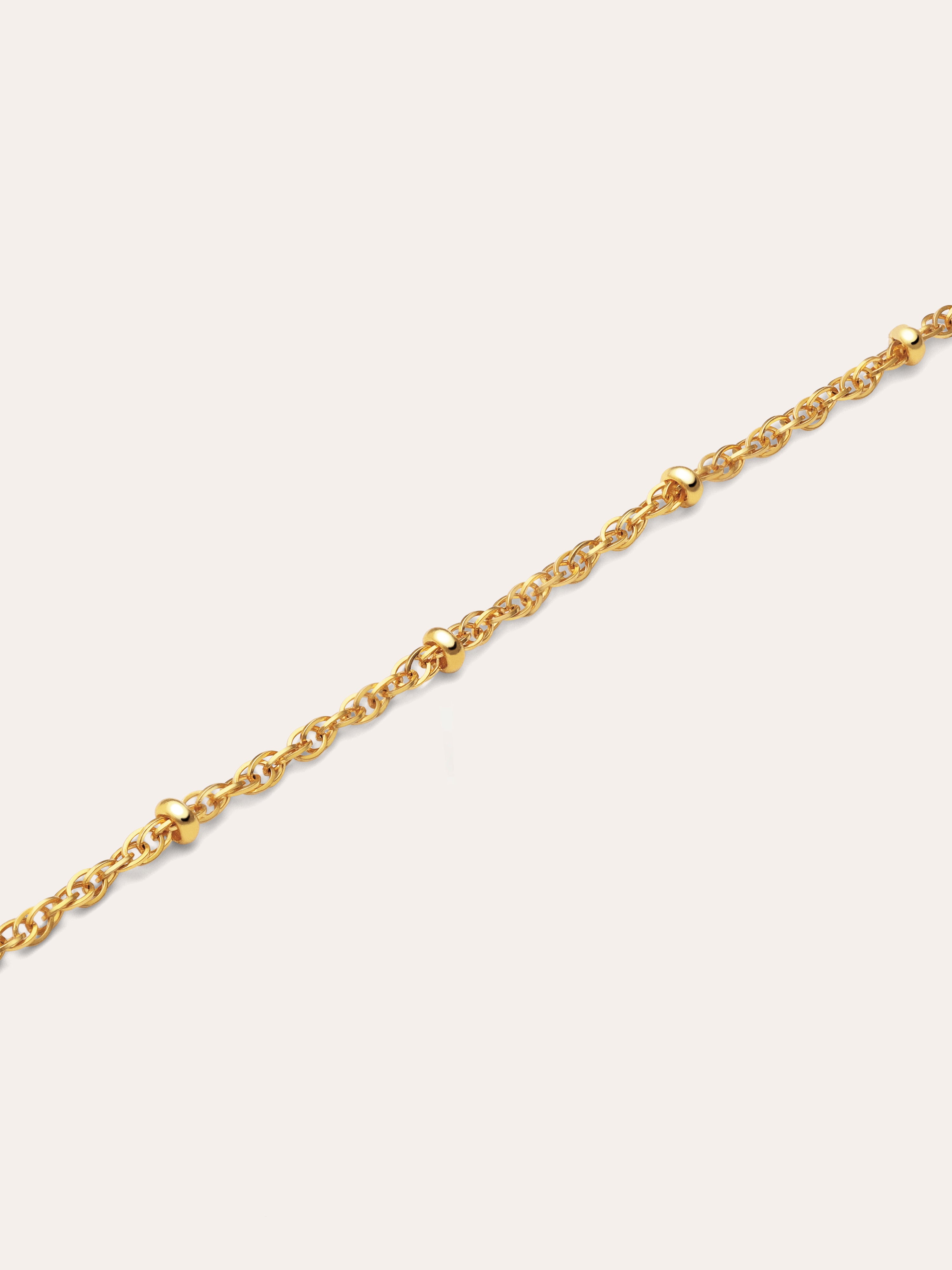 Collar Chance Acero Baño Oro