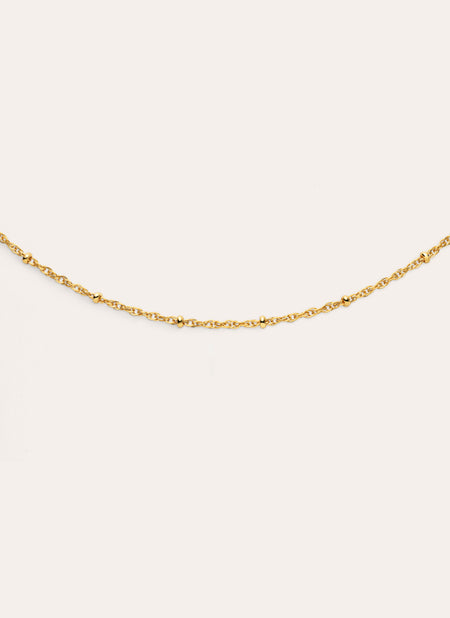 Collier Chance Acier Plaqué Or