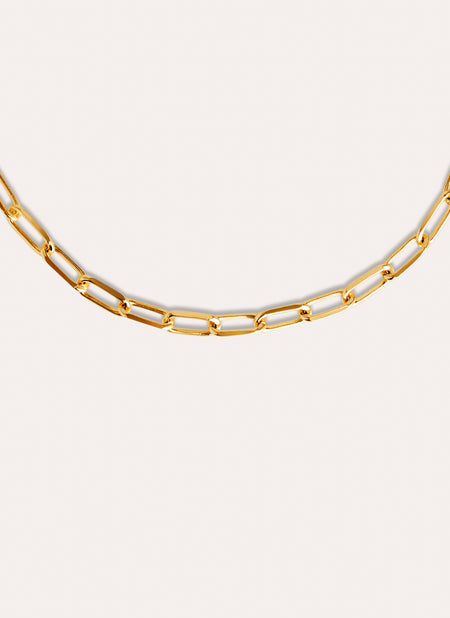 Collier Chic Acier Plaqué Or